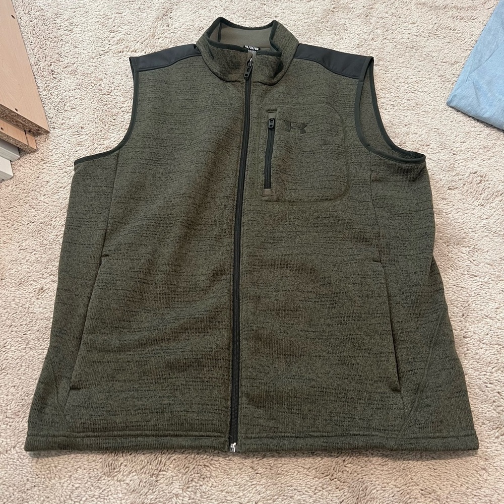 Under Armour Army Green Fleece Vest